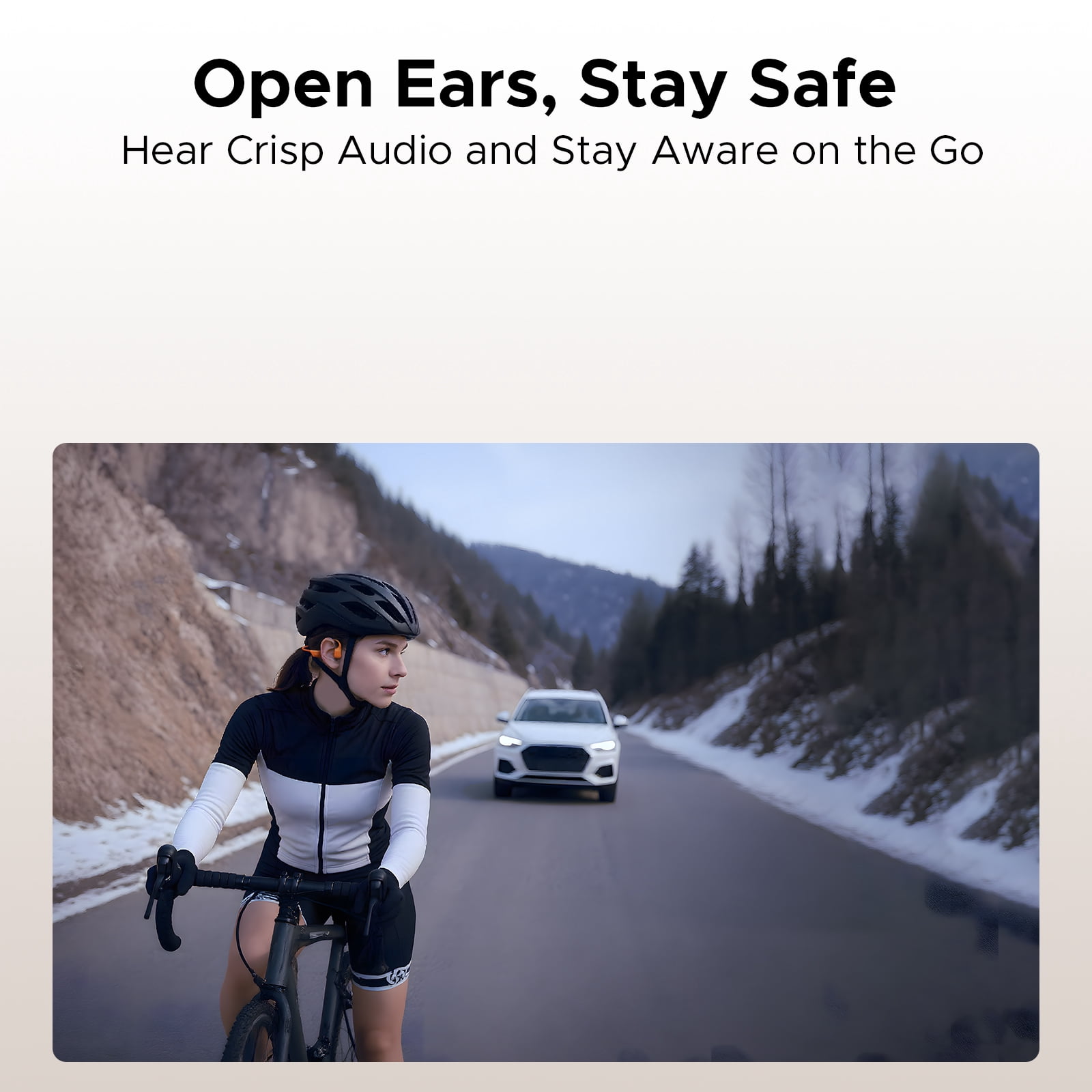 Doogee Bone Conduction Headphone, IP68 Waterproof Swimming Headphones Wireless Bluetooth 5.4, Dual Drivers, Bone Air Conduction, Sport Open-Ear Headphones for Swimming, Running, Cycling