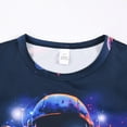 thumbnail image 6 of ATAIKU 3-8Y Toddler and Little Boy Pajamas Set Kids Long Sleeve Tee and Pants Astronaut Sleepwear Boys 2-Piece Jammies, 6 of 12