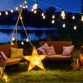 thumbnail image 6 of PHOPOLLO Outdoor String Lights 100FT Patio Lights with 24+1 Shatterproof ST38 Vintage Edison Bulbs, Outside Hanging Lights Waterproof for Porch, Deck, Garden, Backyard, Balcony, 2700K, 6 of 8