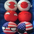 thumbnail image 6 of Countryballs Polish Toy Mini Pendant Cute Keychain Anime Collectible for Kids Boys Girls 10cm, 6 of 8