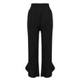 thumbnail image 6 of ZZwxWA Womens Baggy Wide Leg Pants Casual Elastic Waisted Palazzo Harem Pants High Waisted Flowy Lounge Pants with Pockets Holiday, 6 of 7