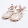 thumbnail image 4 of Quealent Baby Shoes Mary Jane Flats Non Slip Soft Sole Toddler Sneakers First Walkers Party Christmas Dress Shoes Light Pink for Size 11, 4 of 6