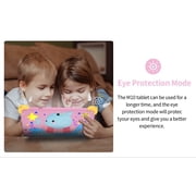 Kids Tablet 7 inch pink,Android 12 Children's learning machine,3GB RAM 64GB ROM,128GB Expansion,HD Display,Wifi, Children Tablet with Parent Control