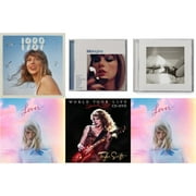 1989 (Taylor's Version) & Midnights (X) (Moonstone Blue CD) & Tortured Poets Department (X) (Manuscript- Bonus Track) & Lover & Speak Now World Tour Live (CD/DVD) & Lover (Deluxe) (Version 2)