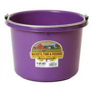 Miller Mfg Co Inc P-Little Giant Plastic Bucket- Purple 8 Quart