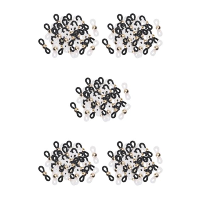 Justharion Elegant 50Pcs Eye Glasses Spectacle Chain Strap Holder Loop Ends Type A 50 Pcs 5Set