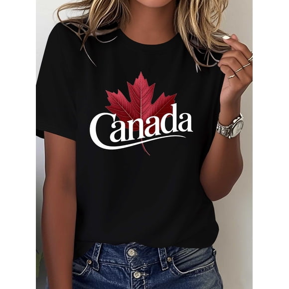 Canada Maple Leaf and Maple Syrup Logo Pride Unisex T-Shirt V399, up to Size 5XL