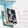 thumbnail image 5 of Allytechgroup Shockproof Case for Apple iPad Pro 11 Inch Case M4 2024, Kickstand Hand Strap Shoulder Strap Rugged Case Kids Friendly Bumper Shockproof Case for iPad Pro 11" 2024,Emeraldgreen, 5 of 9