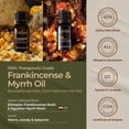 thumbnail image 3 of Gya Labs Frankincense and Myrrh Essential Oil for Diffuser & Aches - Therapeutic Grade Frankincense and Myrrh Essential Oils for Skin & Candle Making (10ml x 2), 3 of 9