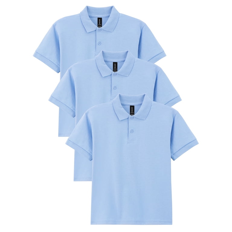 Gildan Youth DryBlend Polo Shirt 3-Pack, Style G8800B photo 1