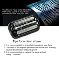 thumbnail image 5 of Tête de Remplacement-53b Compatible avec Rasoir Électrique Braun S5 et Couteaux, 5 of 5