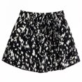 thumbnail image 5 of Wxolcjlv Womens Brush Print Shorts Drawstring Paperbag Waist Flowy Shorts, 5 of 5