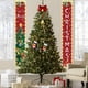 thumbnail image 5 of Hogar y cocina, Decoración del hogar, Cortina de puerta con pareado navideño, Decoración de fiesta personalizada, Cubierta de puerta, Fondo de bandera navideña, Tela, Estilo de iluminación navideña, P, 5 of 6