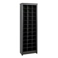 thumbnail image 4 of Prepac Space-Saving Black Shoe Storage Cabinet, 4 of 7