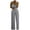 Gray, variant on Aayomet Women Rompers Pearl Top Soild Sling Leg Pants Wide Jumpsuit Women's Jumpsuit,Black S