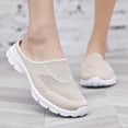 thumbnail image 2 of Walking Mules Slip on Sandals for Women Men Summer Unisex Breathable Mesh Backless Driving Sneakers, 2 of 7