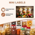 thumbnail image 3 of 2940 Pcs White Sticky Labels, 13x9mm Matte Small Sticky Stickers Self Adhesive Labels for Bottle, File Folder, Jar Box, School, Office, Kitchen(15 Sheet), 3 of 6