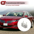 thumbnail image 3 of Unique Bargains Engine Oil Cooler for Lincoln MKZ 2013-2016 Transmission Oil Cooler Trans Cooler No.DG937A095BB Aluminum Alloy Silver Tone 1 Pcs Car, 3 of 6