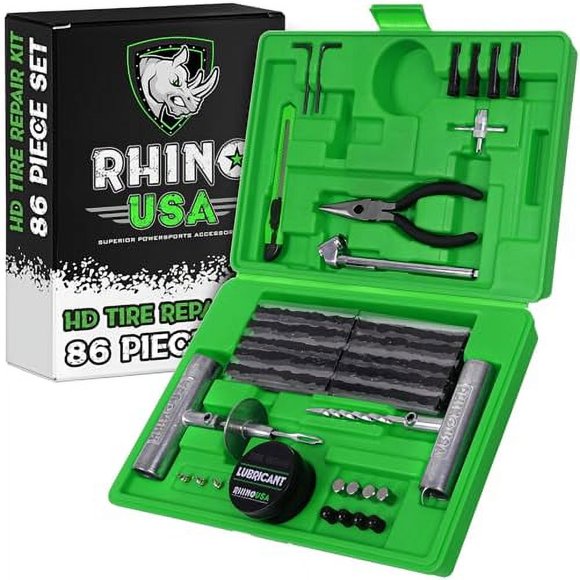Rhino USA Ensembles de Réparation de Pneus (Ensemble de 86 Pcs.)