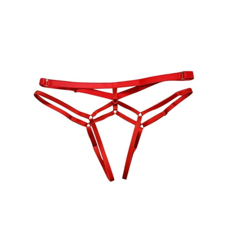 

FOREVER Women Sexy Lingerie Open Crotch Crotchless Bandage Thongs Underwear Knickers Briefs Panties Underpants