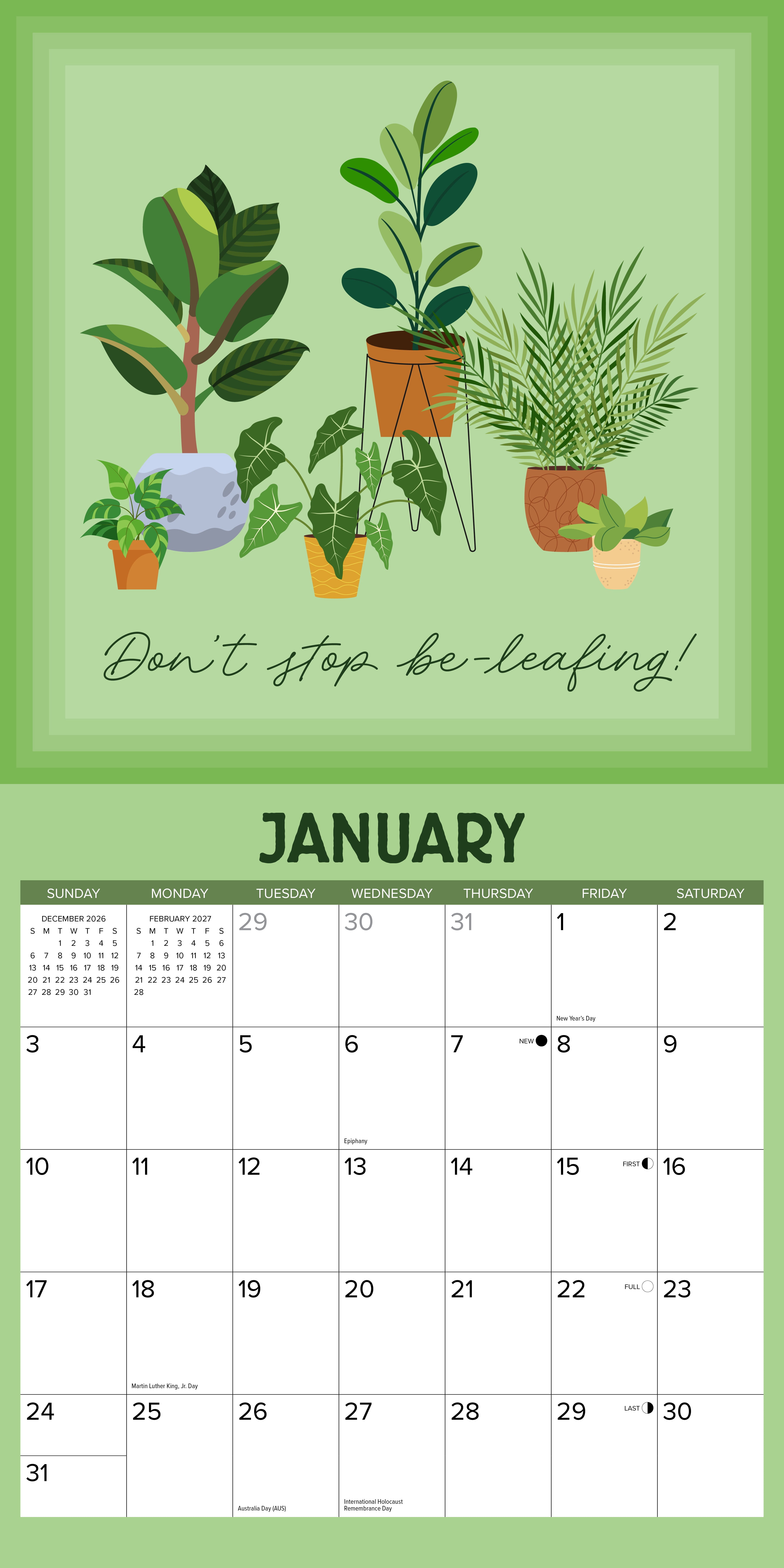 Willow Creek Press, Plantrovert 2027 Wall Calendar