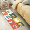 thumbnail image 4 of Christmas Snowmen Squares Bathroom Rug 39x20 Non Slip Quick Dry Washable Bathroom Mats for Bedroom Living Room Kitchen, 4 of 7