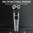 thumbnail image 3 of DPTALR Lingke 8806 Three Blade Three In One Men's Electric Beard Knife Washable USB Charging, 3 of 4