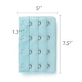 thumbnail image 3 of INSPIRE CHIC Women's 3 Rows 4 Hooks Bra Extenders Straps Extension Light Blue-Pink 3 Rows 4 Hooks 10 Pcs, 3 of 5