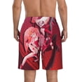thumbnail image 3 of Dance Hazbin Hotel Men's Beach Shorts Swim Trunks Casual Quick Dry Board Shorts Swimwear Pants with Mesh Lined and Pockets, 3 of 8