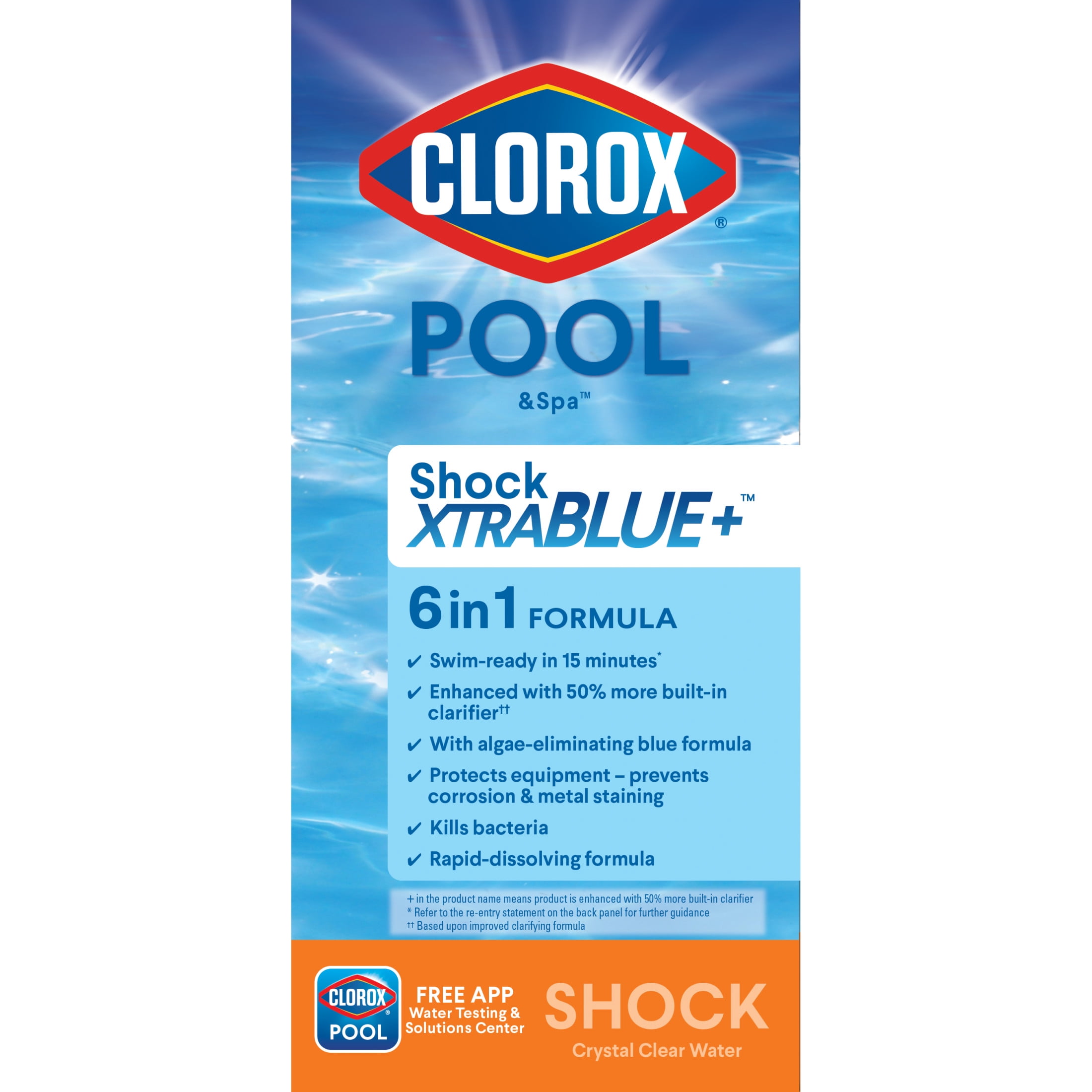 Clorox Pool&Spa 6pk Shock Xtrablue2