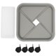 thumbnail image 3 of Plant Tray with Built-in Water Container Rolling Planter Trolley with Wheels Plant Stand, 3 of 5