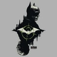 thumbnail image 2 of Boy's The Batman Mirror Riddler Skyline  Graphic Tee Athletic Heather Large, 2 of 5