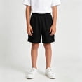 thumbnail image 4 of Zpanxa Boys Athletic Shorts Solid Lightweight Mid-Thigh Length, Running Shorts for Summer Sports, Breathable Fit, 4 of 6