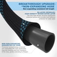 thumbnail image 5 of Non-Expanding Garden Hose 100 ft Kink Free Flexible Water Hose with 10-Pattern Spray Nozzle Lightweight Hose Pipe, 5 of 9