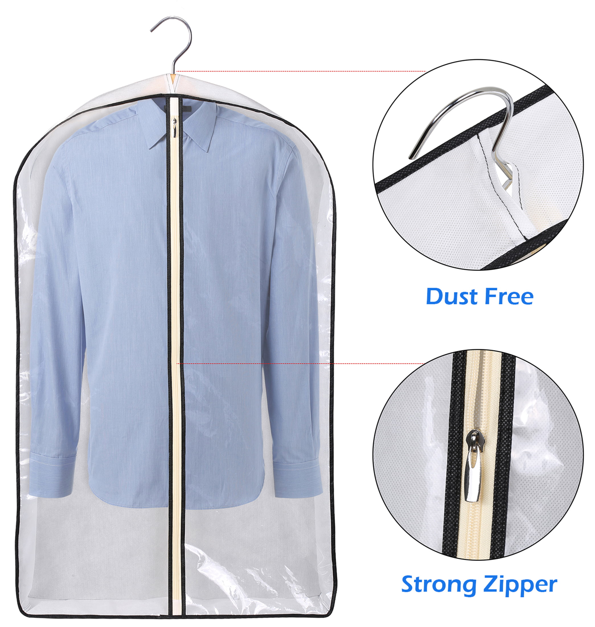 MISSLO 54 Suit Bags for Men Garment Covers for Clothes Breathable Carrier  Dress Garment Bag for Sto…See more MISSLO 54 Suit Bags for Men Garment