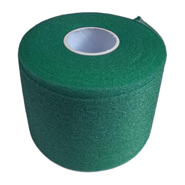 pitrice Coussin de Poignée de Badminton 22 Yards Support Ruban Rouge Film de Tennis Poignée Raquette PU Vert Foncé