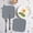 Gray, variant on Silicone Heat Insulation Placemat, Non Slip Hot Pad Trivet, High Heat Resistant Table Mat, Food Safe Multi Use Coaster, Spoon Rest Pot Holder, Easy Clean Decorative Kitchen Mat