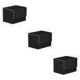 thumbnail image 1 of sweethay Soporte para caja de almacenamiento de tarjetas comerciales, organizador portátil de gran capacidad, estuches coleccionables para Negro 3Conjunto, 1 of 6