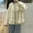 w93# White211, variant on Wuxian Women'S Jacket Button Down Long Sleeve Fuzzy Wool Coat Casual Round Neck Open Front Cardigan Winter Thick Warm Outerwear,Black,L