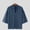 Dark Blue, variant on Turilly Mens Long Sleeve T-Shirt Oversized Vintage Henley Shirts 3/4 Sleeve Linen Shirt Loose Fit Lightweight Summer Blouse