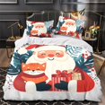 Christmas Day 3D Printed Comforter Covers Quilt Cover Bedding Set Duvet
