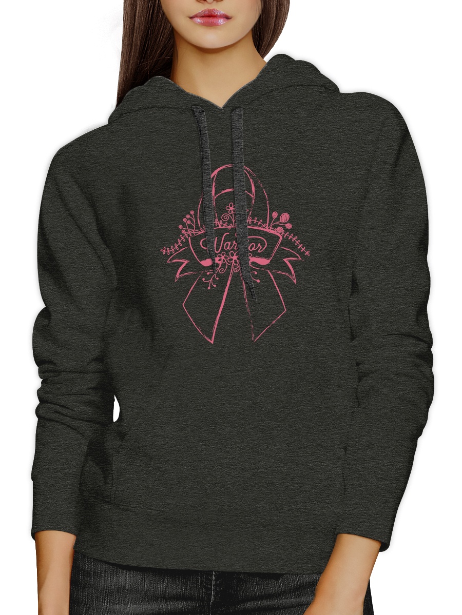pink ribbon hoodie