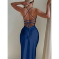 thumbnail image 2 of Women’s Backless Spaghetti Strap Maxi Dress – Sexy Low-Cut Bodycon Party Dress for Christmas, New Year, and Valentine’s Day, 2 of 6