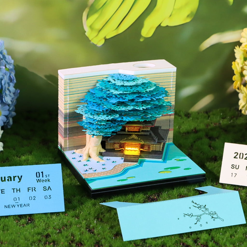 Miiottaa Twenty twenty six Blossomy Theme Weekly Planner With Removable Panes For Record Bookmarks And Gift Offering