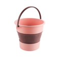 thumbnail image 3 of Collapsible Bucket, Collapsible Plastic Bucket Telescopic Portable Foot Bucket, Foldable Portable Car Wash Bucket C, 3 of 7