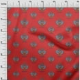 thumbnail image 2 of oneOone Polyester Lycra Fabric Floral Block Print Sewing Fabric BTY 56 Inch Wide, 2 of 4