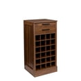 thumbnail image 6 of Homy Casa Modular Wine Cabinet with Drawer for Dining Room & Living Room Storage, Walnut, 6 of 9