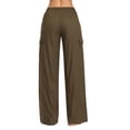 thumbnail image 2 of Riviera Sun Womens Beach Pants  100% Rayon Wide Leg Palazzo Pant, Elastic Waist, 4 Pockets, Resort Wear, 2 of 7