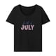 thumbnail image 1 of Camiseta de verano para mujer, ropa de calle, camiseta sencilla con cuello redondo para senderismo, viajes y desplazamientos SG, 1 of 7