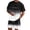 Black, variant on Blekii Men's Shorts Set, Graphic Print T-Shirt & Shorts Two-Piece, Summer Jogging Sportswear, Lightweight Training Outfit, Matching Lounge Set for Men, Casual Comfort Wear for Home